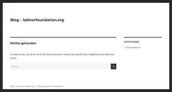 Desktop Screenshot of lattnerfoundation.org