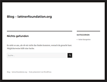 Tablet Screenshot of lattnerfoundation.org